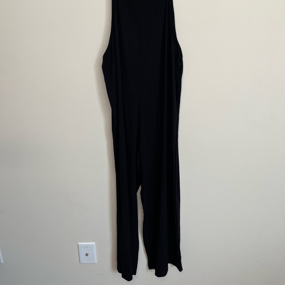 Linen Blend Jumpsuit Size Large - Picture 8 of 11